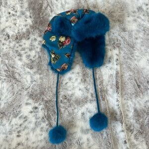 Betsey Johnson kids trapper hat